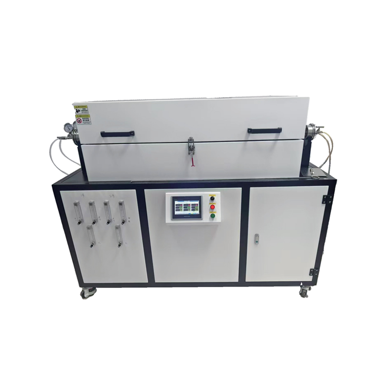 Three-temperatura High-purity Quartz Tube Furnace